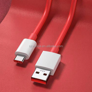 Vente chaude 65W Câble de chargeur rapide pour <span class=keywords><strong>OnePlus</strong></span> 10 Pro 9RT 9R <span class=keywords><strong>Warp</strong></span> Charge 65W Type-C Câble 100cm Câble de téléphone à charge rapide - Product Image 4