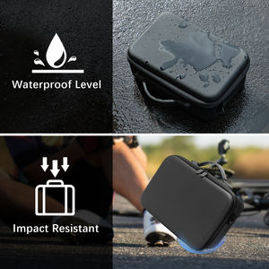 Étui de transport résistant à l'eau en matériau PU noir AMAZEAR pour drone pliable, sac de rangement pour voyage - Product Image 3