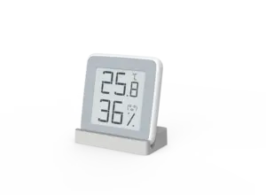 عداد الحرارة والرطوبة بميزة البلوتوث مع شاشة عرض بحبر إلكتروني منزلي ذكي متوفر للبيع بسعر مخفض