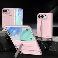 Étui de téléphone portable pour iPhone Duo avec support de poignet, résistant aux chutes, pliable