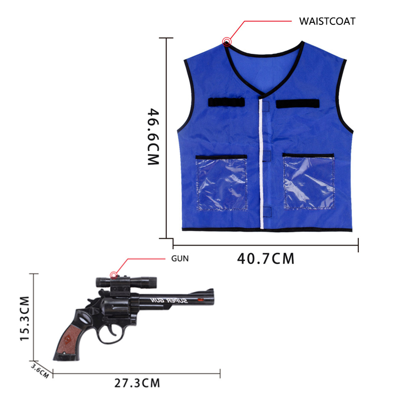 Educational Police Toys Pretend Play Set