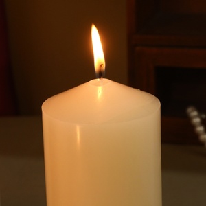 Wholesale European-style Pointed Ivory White Large Cylindrical Smokeless <strong>Candles</strong> Home Romantic <strong>Weddings</strong> Hotels <strong>Candles</strong> - Product Image 4