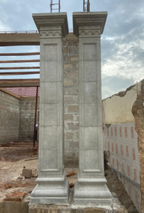 Square Shape Elephant Capital Pattern Column Pillar <b>Mould</b> for Precast Concrete Pillar - Product Image 5