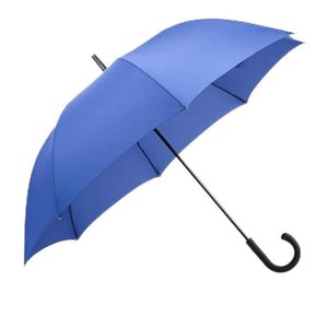 Parapluie de golf haut de gamme personnalisé avec logo, manche droit, parapluie sculpté avec manche en bois et logo - Product Image 1