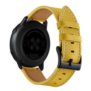 20mm pour <span class=keywords><strong>Samsung</strong></span> <span class=keywords><strong>Galaxy</strong></span> <span class=keywords><strong>Watch</strong></span> <span class=keywords><strong>Active</strong></span> <span class=keywords><strong>2</strong></span> 44mm 40mm <span class=keywords><strong>bracelet</strong></span> de montre de remplacement en <span class=keywords><strong>cuir</strong></span> véritable - Product Image 3