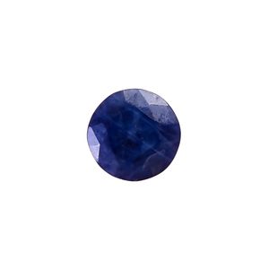 Saphir bleu naturel 10x10x4 mm, taille brillant rond, traité thermiquement, sans sertissage, pour la fabrication de bijoux - Product Image 2