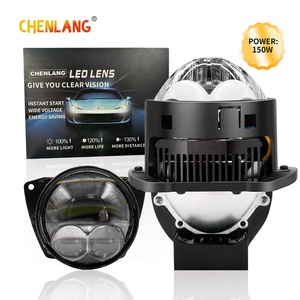 Chenlang clsc2 3 inch <span class=keywords><strong>LED</strong></span> ống kính chiếu chất lượng cao <span class=keywords><strong>150W</strong></span> h4 bi <span class=keywords><strong>Led</strong></span> Đèn Pha H7 <span class=keywords><strong>LED</strong></span> Mini Đèn pha H8 <span class=keywords><strong>LED</strong></span> đầu đèn cho xe ô tô - Product Image 1