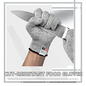 Guantes Anticorte Weston <span class=keywords><strong>de</strong></span> HPPE <span class=keywords><strong>de</strong></span> Grado Alimenticio, Nivel 5, 7 oz, 24 CM, Sin Silicona, para Cocina, Carne, Madera, Ostras, Fileteado <span class=keywords><strong>de</strong></span> Pescado - Product Image 2