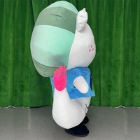 Costume de mascotte gonflable personnalisé en forme de lion de mer, costume de mascotte de phoque de dessin animé en peluche pour la promotion d'événements