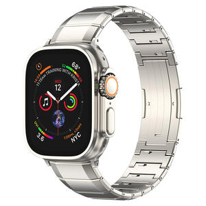Correa de reloj de liberación rápida de titanio de un enlace para <span class=keywords><strong>Apple</strong></span> <span class=keywords><strong>Watch</strong></span> 10 42mm 46mm diseño deslizante lateral correa de Metal para IWatch Series 9 <span class=keywords><strong>8</strong></span> 7 6 - Product Image 3