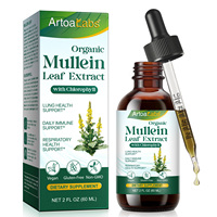 ArtoaLabs - Tintura de Extracto de Hoja de Gordolobo Natural a Base de Hierbas, Suplementos Líquidos Orales, Gotas Orgánicas de Gordolobo para Desintoxicar y Limpiar los Pulmones