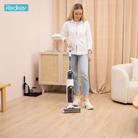 Aspirateur sans fil Redkey W12 pour sols humides et secs, serpillière intelligente sans fil, lave-sol, aspirateur à main, auto-nettoyant pour la maison
