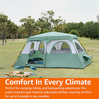 Tente instantanée HOMFUL Basics pour 4 personnes, installation rapide en 60 secondes et bâche imperméable