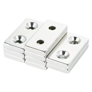 Mạnh mẽ Magnetic squaremagnet tùy biến NdFeB nam châm vĩnh cửu chìm lỗ neodymium nam châm hình chữ nhật tấm - Product Image 6