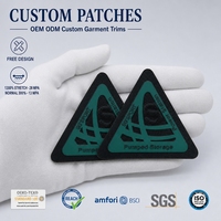 Patch en silicone en relief 3D avec logo personnalisé pour les programmes de mode de fabricants de garnitures privées et de casquettes de marque de boutique