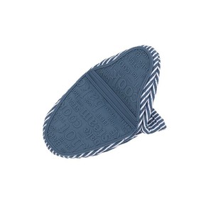 Oven Mitts Silicone Double Layer Thickened Cotton Royal Blue Heat Insulating For Oven Use - Product Image 1