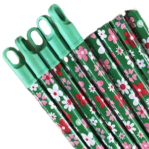 Fournitures de nettoyage en gros : Manches en bois enduites de PVC pour balais et pelles à poussière, manches en bois pour balais à plancher - Product Image 5