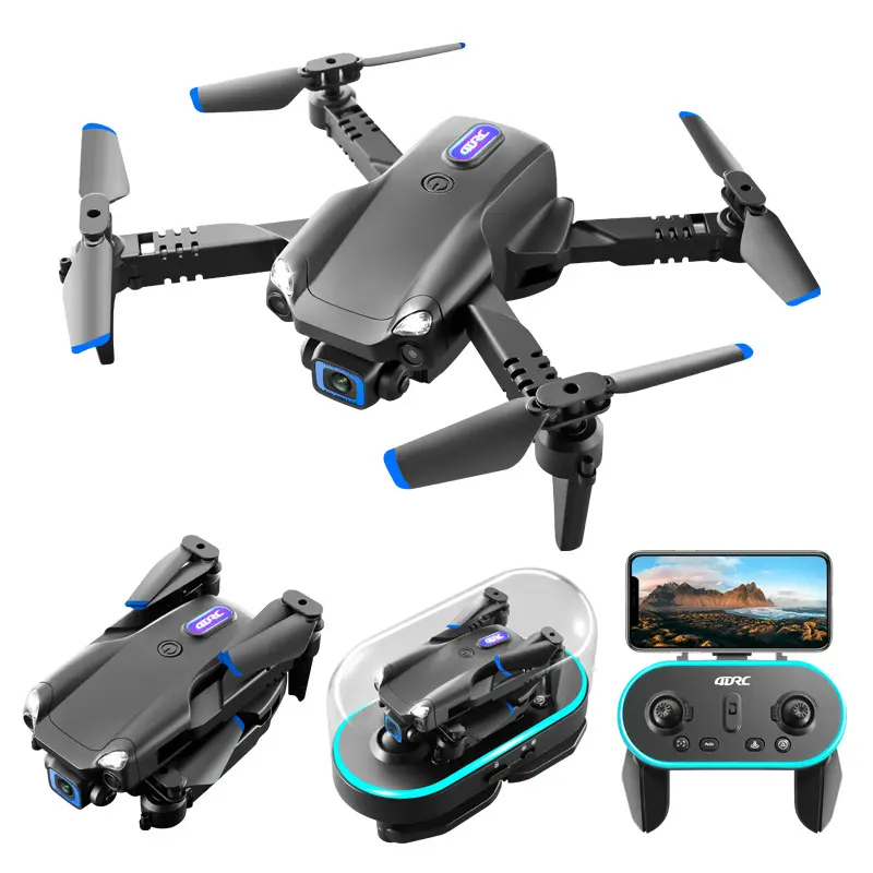 Paisible 4DRC V20 RC Drone 4K Dual Camera FPV Drone Photography Rc Helicopter Foldable Pocket Mini Quadcopter Drone Toys