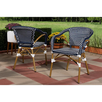 Chaise de salle à manger de loisir empilable en aluminium contemporain Offres Spéciales de style antique pour l'extérieur et l'intérieur pour les restaurants et les hôtels