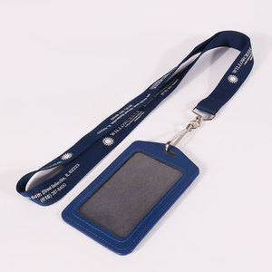 Индивидуальный пользовательский ремешок на шею с принтом шелкография полиэфирный ремешок с логотипом - Product Image 2