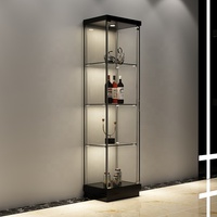 Vitrine en verre d'affichage de figurine d'action de trophée