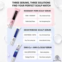 Serum Kulit Kepala Deoksiribosa Label Pribadi Triple Metal Roller Biotin Kafein Perawatan Akar Rambut Koleksi Grosir Produsen