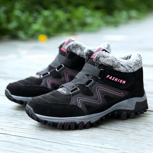 Chaussures décontractées mi-hautes <span class=keywords><strong>pour</strong></span> l'extérieur, chaussures <span class=keywords><strong>pour</strong></span> femmes à semelle épaisse avec <span class=keywords><strong>isolation</strong></span> en fourrure, chaussures <span class=keywords><strong>pour</strong></span> couples - Product Image 6