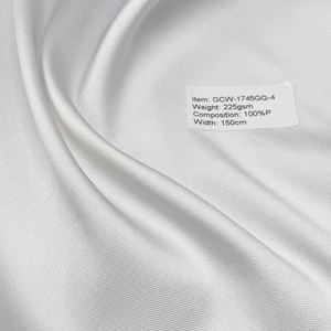 GCW-1745GQ-4 225GSs Taaan गुणवत्ता के ब्राइडल सैटिन कपड़े 150 सेमी चौड़ा पॉलिएस्टर शादी पोशाक सामग्री - Product Image 1