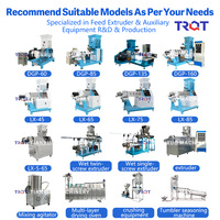 Extrudeuse flottante de nourriture pour poissons 1 tonne/h 2026 TRQT pour usage agricole rural – Machine à granulés d'aliments pour volailles efficace