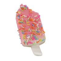 2025 Promotion en gros arc-en-ciel en peluche chignon alimentaire Squishy doux modèle jouet PU Squishy lent rebond jouets