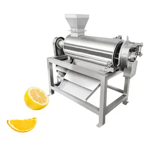 Vbjx Commerciële Industriële Fruit & Plantaardige Kokosmelk Zeef Verse Citrus Schroef Juicer Machines Voor Sinaasappelen