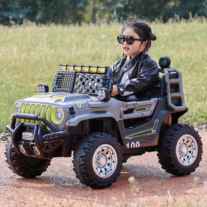 Coche eléctrico todoterreno 4x4 para niños con control remoto para niños de 8 a 13 años, vehículo de juguete de plástico recargable - Product Image 1