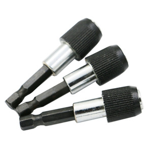 Tige d'extension à dégagement rapide autobloquante pour perceuses électriques et tournevis, adaptateur à dégagement rapide avec tige hexagonale de 6,35 mm - Product Image 1