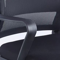 Chaise de réception et de conférence pour le personnel, design ergonomique moderne 2025, dossier en maille en forme d'arc, hauteur réglable, siège confortable