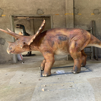 Modèle de dinosaure animatronique réaliste de grande taille pour parc d'attractions à vendre