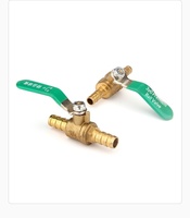 Katup Bola Sambungan Cepat 1/4 " Lurus Ujung Ganda Sambungan Tekan untuk Menghubungkan, Pengontrol Aliran Oli dan Udara Presisi Tinggi, Katup Aliran Presisi Tinggi PTFE