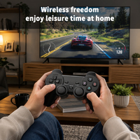 Control de Juego Inalámbrico 706W 2.4G para PS2, PS3, PC, Android TV, Mando a Distancia, Joystick, Gamepad