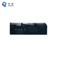 Ventilador Industrial Pc Intel I3 I5 I7 Quad Core DDR4 SSD 2 LAN 6 COM WIN10 11 Linux WiFi BT Embedded DIN Rail Industrial Mini Pc