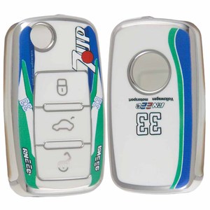Protector de Llaves de Coche Estilo Carreras Refrescante - Personalización para Volkswagen, SEAT y Skoda - Product Image 1