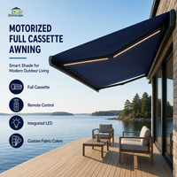 Auvent rétractable imperméable, protection UV, abri contre la pluie, pour jardin, balcon, directement de l'usine