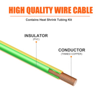 Cable Alfanar H07V-R 1.5mm² de un solo núcleo, conductor de cobre de 7 hilos, 450/750V, cable flexible para construcción