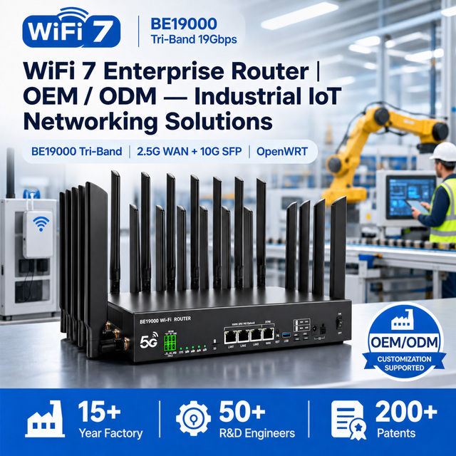 OEM Custom Router Multi-sim Mobile Industriale Gateway IoT 5G 4G LTE SIM Router Industrial LoT Networking Solution