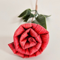 Échantillons de bouquets faits main en écorces de maïs du Shandong, écologiques, pour le choix des organisateurs de mariages
