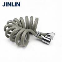 JINLIN Connecteur flexible en PVC de haute qualité pour pulvérisateur de bidet 1/2 3/8 pouce, anti-fuite, connexion rapide, incassable, 250 psi, pour tuyau de salle de bain