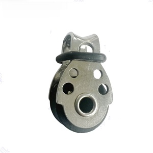Puleggia Girevole in Nylon Micro per Fune Metallica Marina in Acciaio Inox 316, 15mm, Accessori per Imbarcazioni, Yacht e Navi - Product Image 1