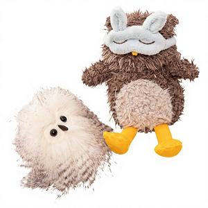 Peluche Hibou Mignonne à Volants, Masque pour les Yeux, <span class=keywords><strong>Poupée</strong></span> Hibou, 14 ans et plus, 31-50 cm, Sac en filet Pickle <span class=keywords><strong>Rainbow</strong></span> Cake - Product Image 1