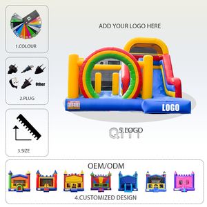 Château gonflable à prix d'usine, château gonflable en PVC, château gonflable de qualité commerciale avec toboggan - Product Image 5