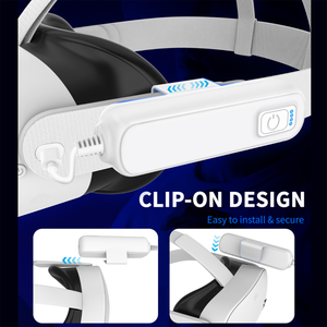 Accessoires de jeu, batterie externe pour <span class=keywords><strong>Meta</strong></span> <span class=keywords><strong>Quest</strong></span> 3s/3/2/<span class=keywords><strong>Pro</strong></span>/Pico 4, station de charge, alimentation 5000mAh - Product Image 2