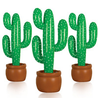 Joyee Populaire Cactus Gonflable en PVC, Modèle de Décoration pour Fête d'Été, Plante Décorative Gonflable