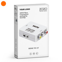 Adaptateur audio-vidéo professionnel, format Mini 1080p, 60hz, HDMI 1080P, RCA, HDMI, câble 60hz